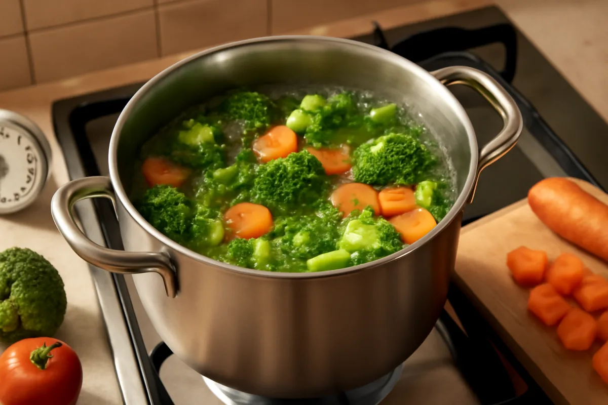 Bollitura delle verdure: il tempo perfetto per conservare vitamine e sapore
