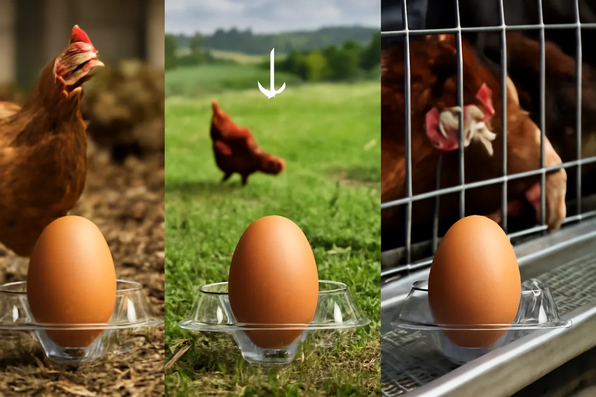 Che cosa cambia tra uova a terra, allevate all’aperto e in gabbia? Le risposte sulla qualità