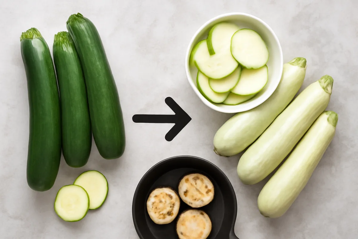 Cosa cambia tra zucchine verdi e bianche? Differenze di gusto e usi in cucina