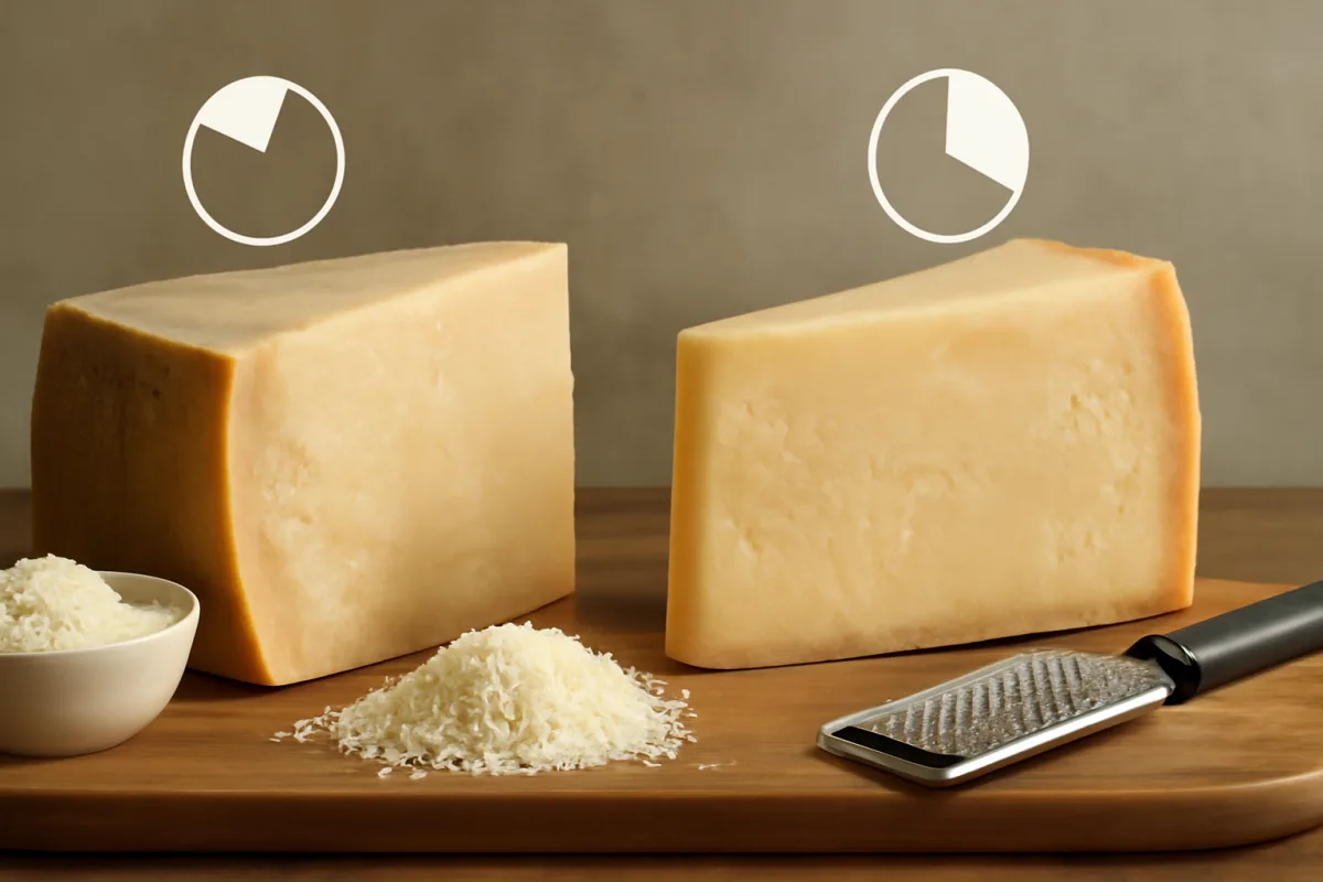 Parmigiano o grana padano? Differenze nutrizionali e usi in cucina a confronto