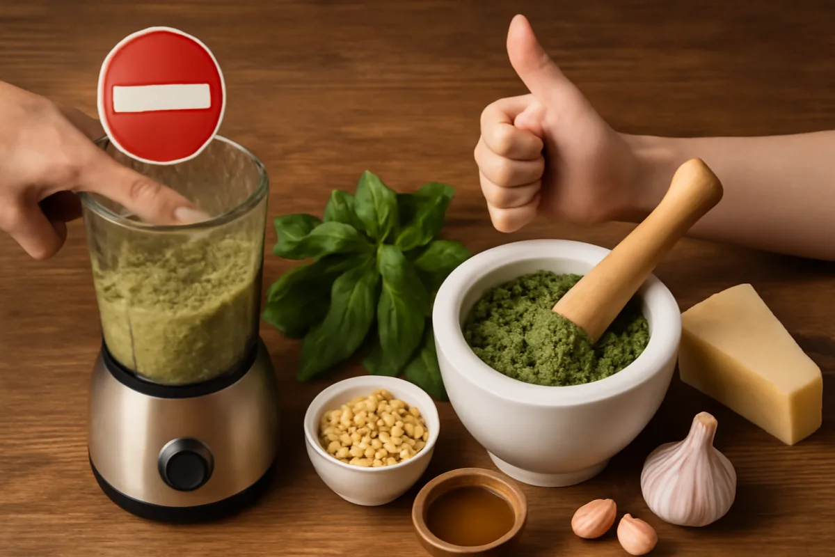 Ricetta tradizionale del pesto: dove sbagliano quasi tutti secondo i liguri