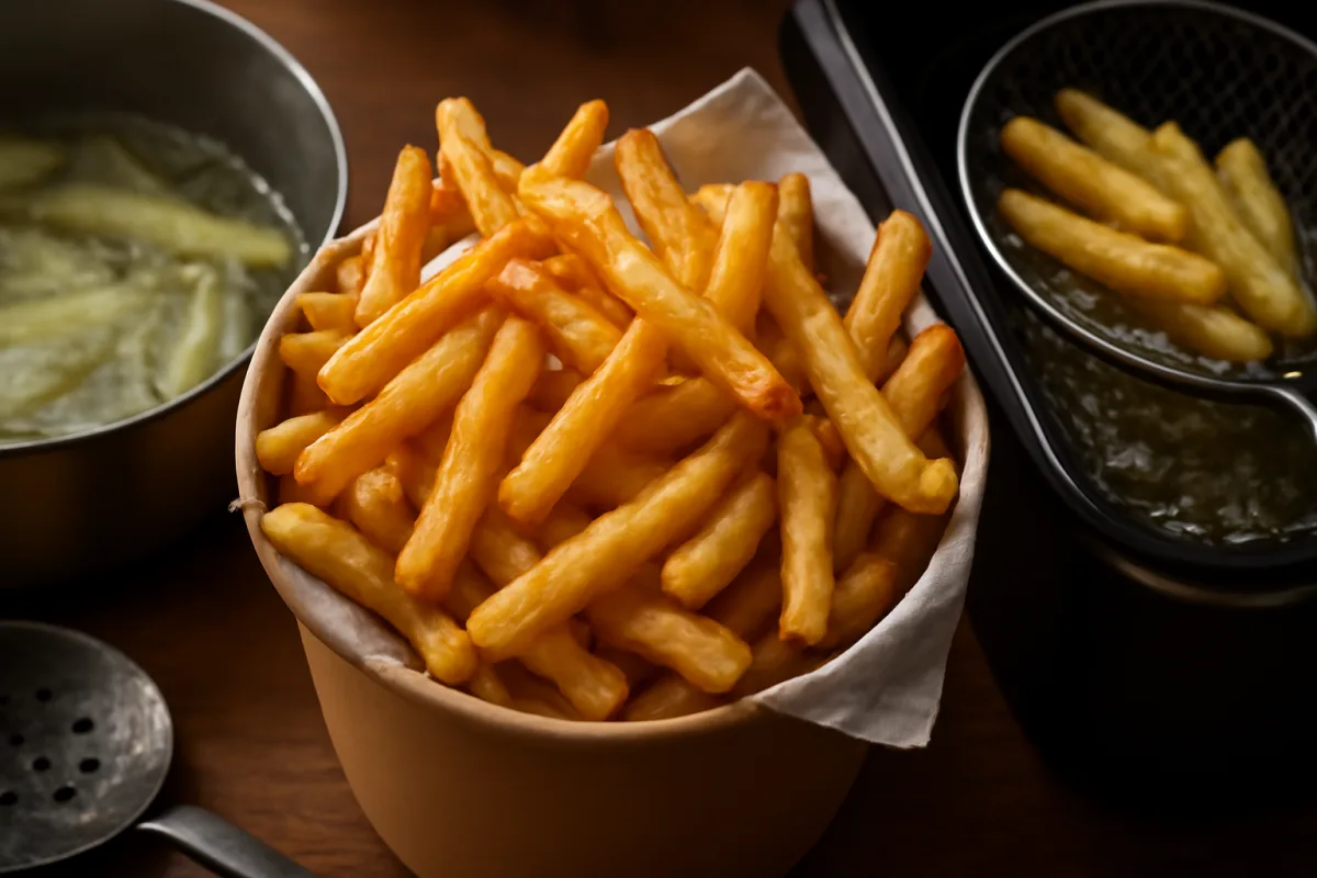 Patate fritte croccanti: il segreto della doppia cottura che fa la differenza