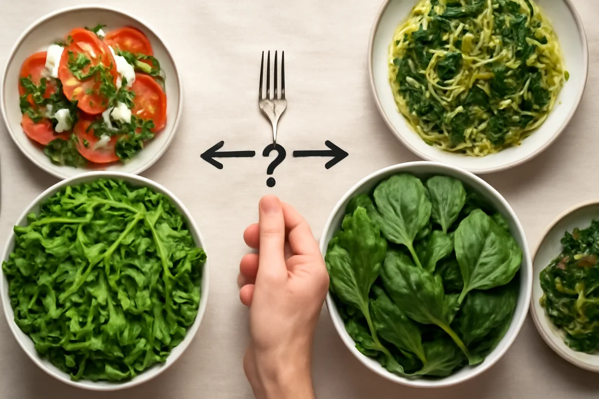 Rucola o spinaci? Le proprietà benefiche e l’uso più adatto a ogni piatto