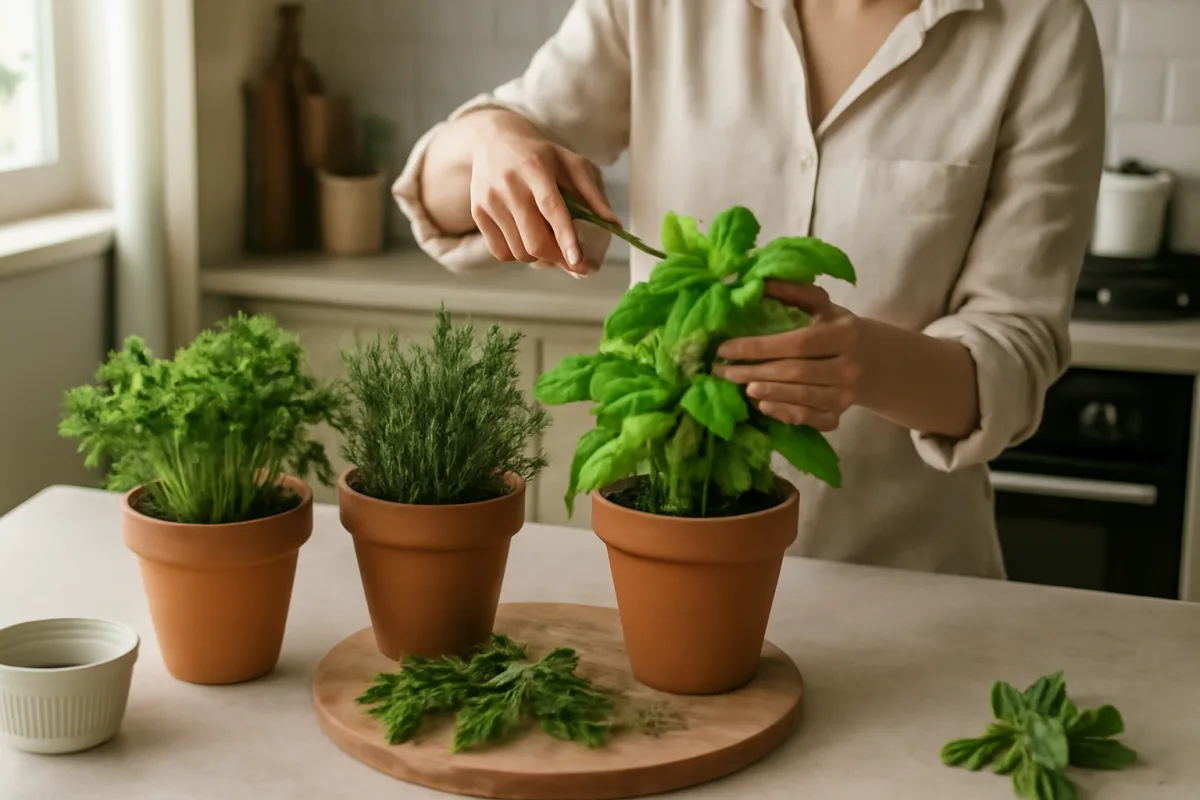 Coltivare erbe aromatiche in cucina: il trucco per averle sempre fresche e profumate