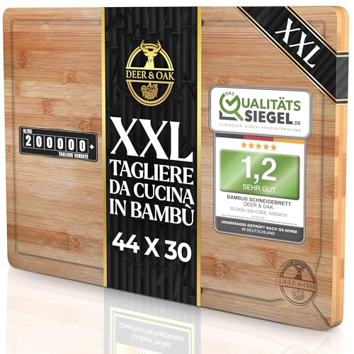 Tagliere da Cucina in Bambù Deer & Oak: Perché Scegliere un Tagliere in Bambù Premium?
